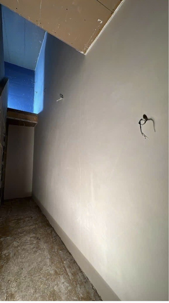 Badkamer in Lelystad met tegelwerk en stucwerk